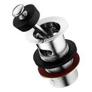 Ideal Standard Spares Slotted basin waste with anti theft captive plug - no chain or stay -S8737AA