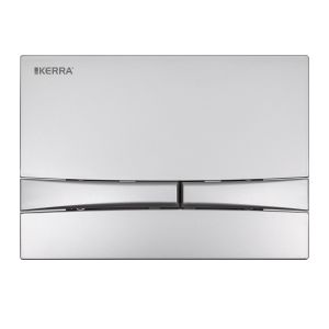 Kerra Dual flush plate for concealed WC cistern  K-50 Slim chrome