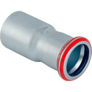 GEBERIT Mapress CSt. Red. w/ Plain End FKW d28mm d1=22mm 51138