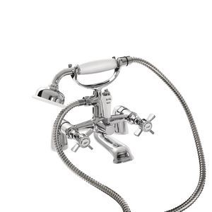 Nabis Regal bath mixer tap  diverter with lever - Chrome