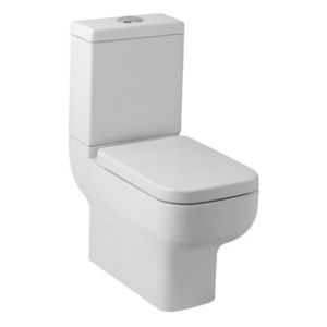 OPTIONS 600 SOFT CLOSE SQUARE TOILET SEAT AND CVOVER STYLE POT0840P