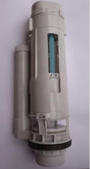 R & T Outlet Valve Toilet Flush Valve Push Button Included