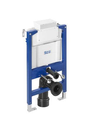 Roca In-Wall DUPLO WC L - Concealed structure for toilet with dual flush cistern Allows front or top activation. 90 ø / 110 ø elbow  A890121010