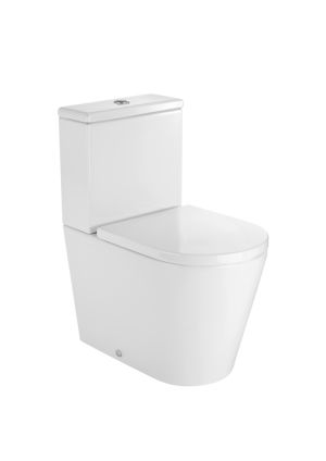 Roca nspira ROUND - Compact back to wall close-coupled WC with dual outlet A342528000
