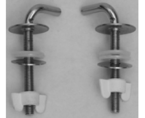 Thermoset toilet seat cover hinges for children 420749