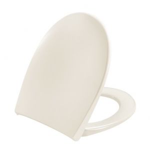 Toilet seat with soft close and lift-off incl. hinge in stainless steel