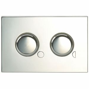 Twyford Flushplate, Dual Flush CF9032CP / Twyford Flushplate, Dual Flush, Mini plate TD - Chrome Plated CF9032CP 5024959381374
