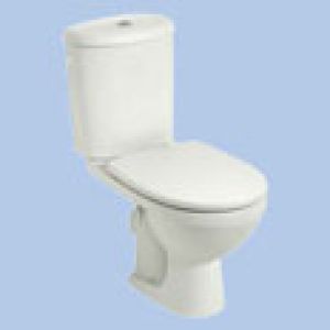 Twyford Refresh - seat and cover with stainless steel hinges RE7815WH / 5024959354750