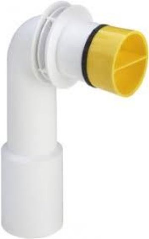 Viega drain elbow 90 degrees 8113.21 in DN40 / 50 plastic white Drain elbow, for installation of a Viegaswift -WT module