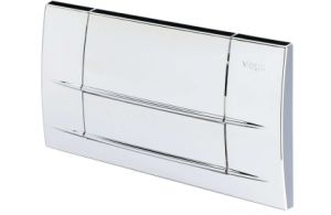 Viega Visign for life 3 wc control plate two-button Chrome 463045