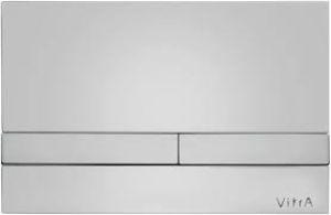 Vitra Metal Chrome Select Chrome Plated Mechanical Dual Flush Plate 740-1121