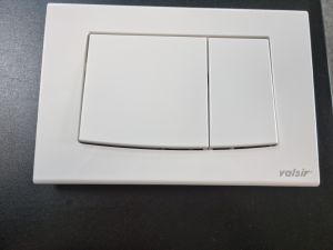 Valsir Flush Plate VS0872501
Correlated with counterplate
Plastic material
White color finish
Plate size 245x165 mm