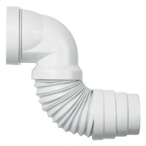 WIRQUIN Expandable angled toilet pipe 70718813