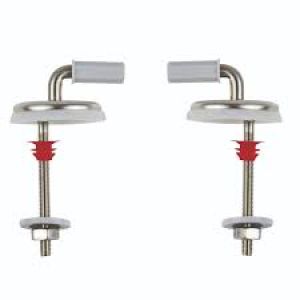 Wirquin Modufix bottom fix stainless steel Hinges 20120345