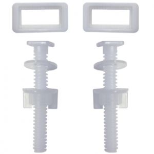 Wirquin Plastic fixing set for toilet seat wirquin family 20719931