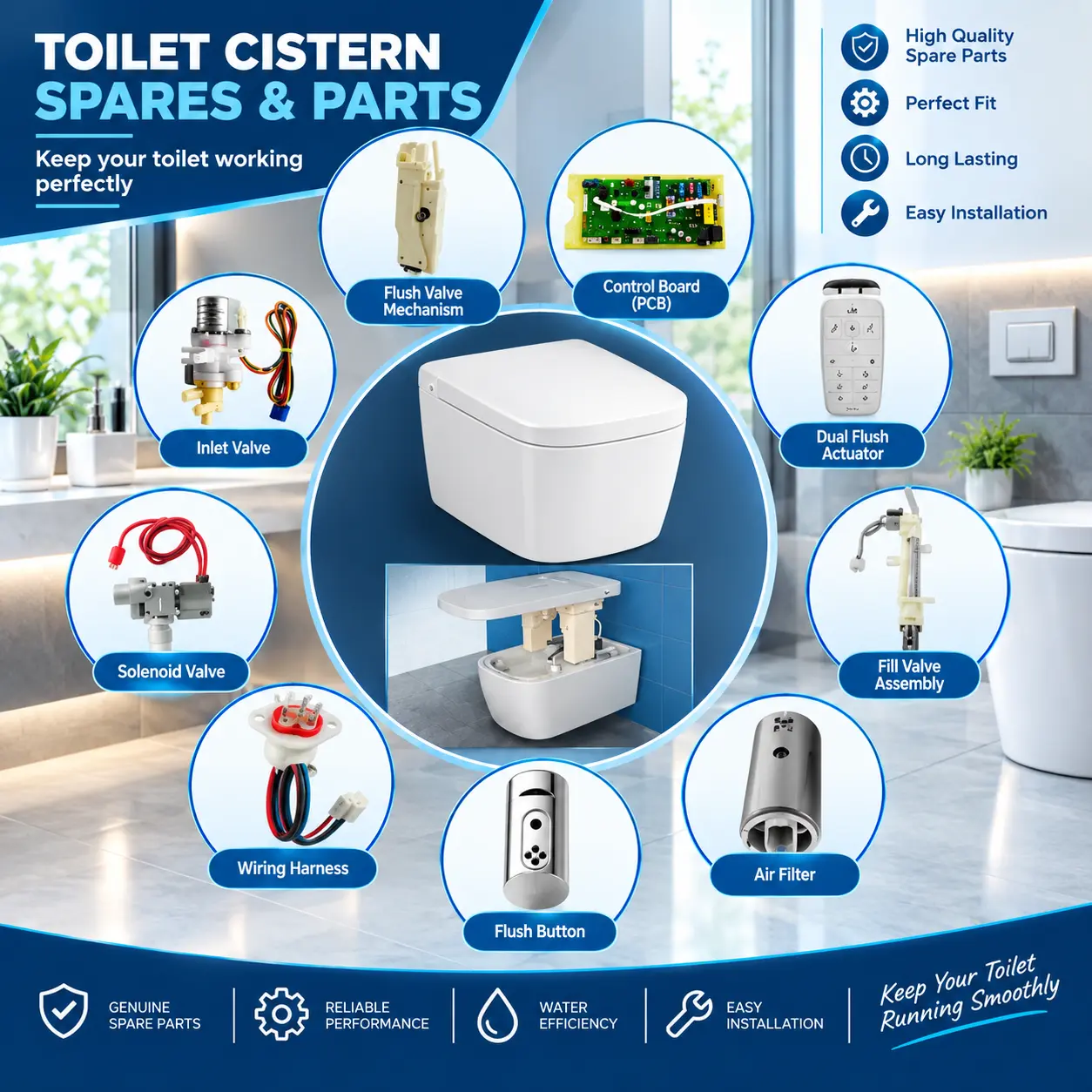 Toilet Seat Hinges
